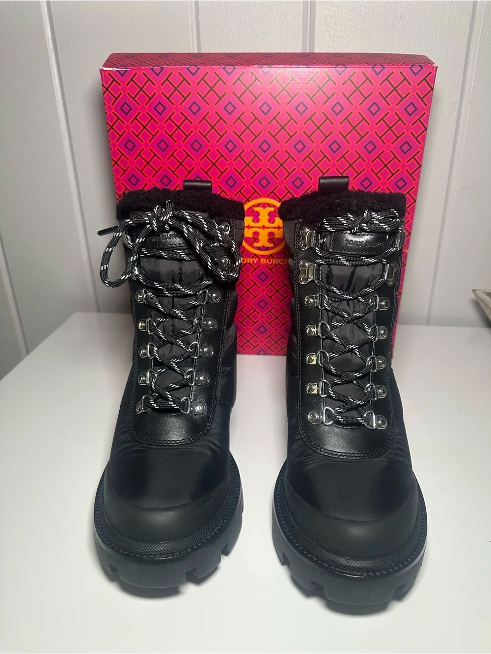 Tory Burch Black Nylon Boots